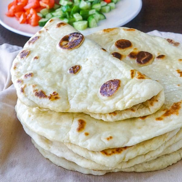 Yogurt Flatbreads close up featured square photo