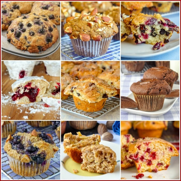 Best Muffin Recipes photo collage for featured image