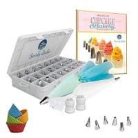 Swirly Bake 50 Piece Cake Decorating Set for Cakes, Cupcakes, Baking Cookies and Pastries