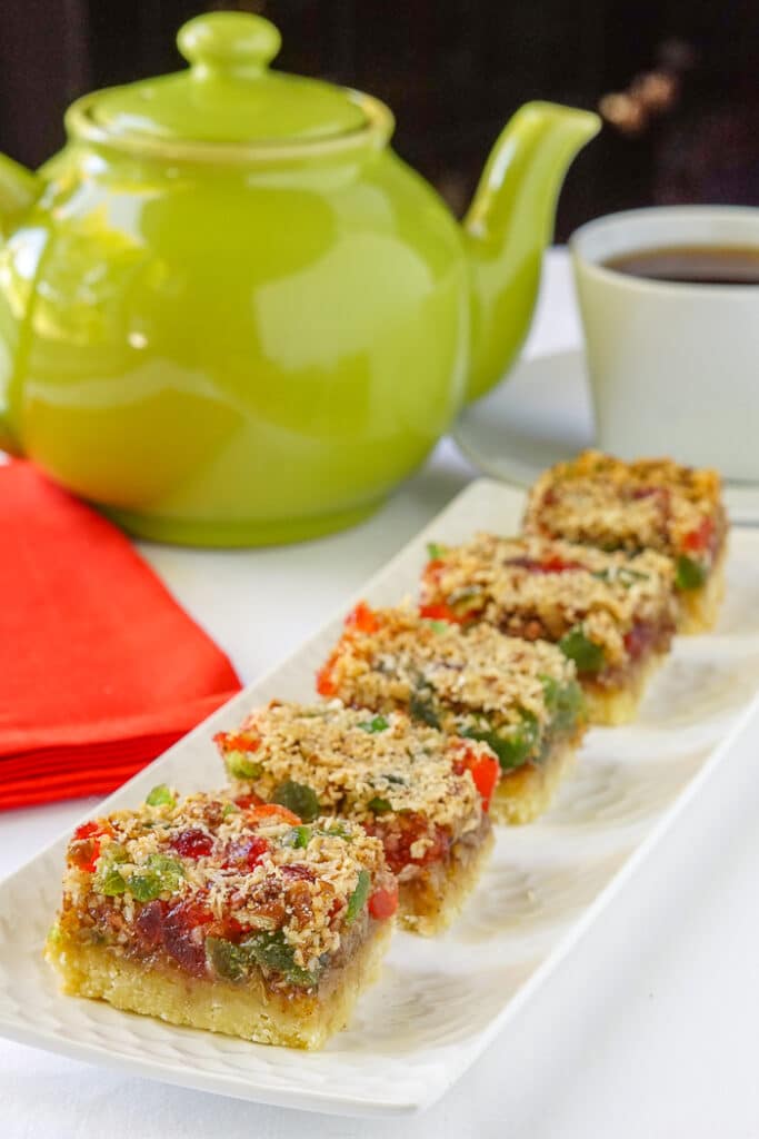 Old Fashioned Cherry Bars. A decades old recipe for the festive season.