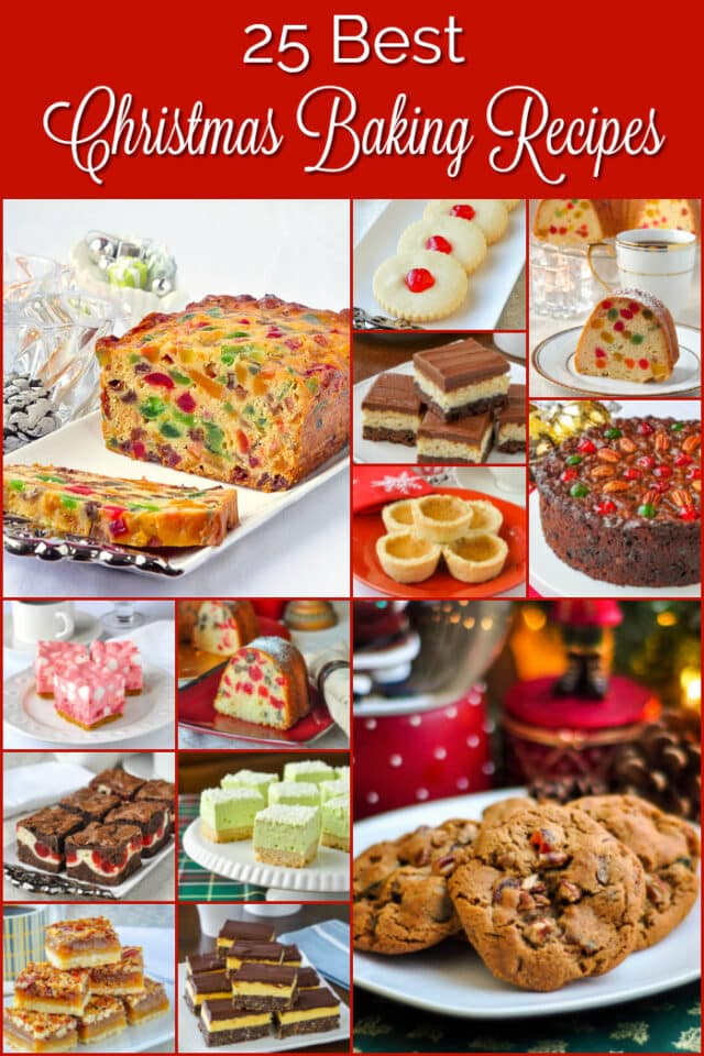 Best Christmas Baking Recipes. Our 25 best loved Holiday recipes!