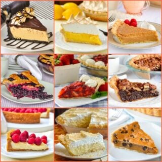 New top ten pie recipes square collage for featured image