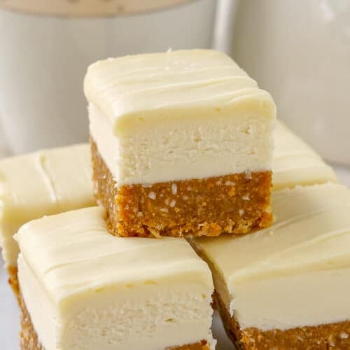 White Chocolate Nanaimo Bars. A new twist on a classic Canadian treat!