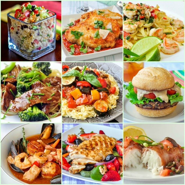Best Healthy Eating Recipes 9 photo collage for featured image