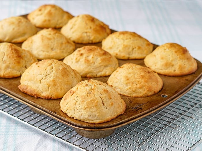 Biscuit Muffin Bread just out of the oven