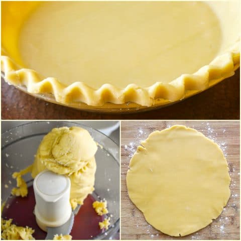 How to make Sweet Short Crust Pastry. Square photo collage for featured image