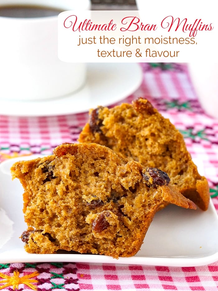 Ultimate Bran Muffins photo with title text for Pinterest