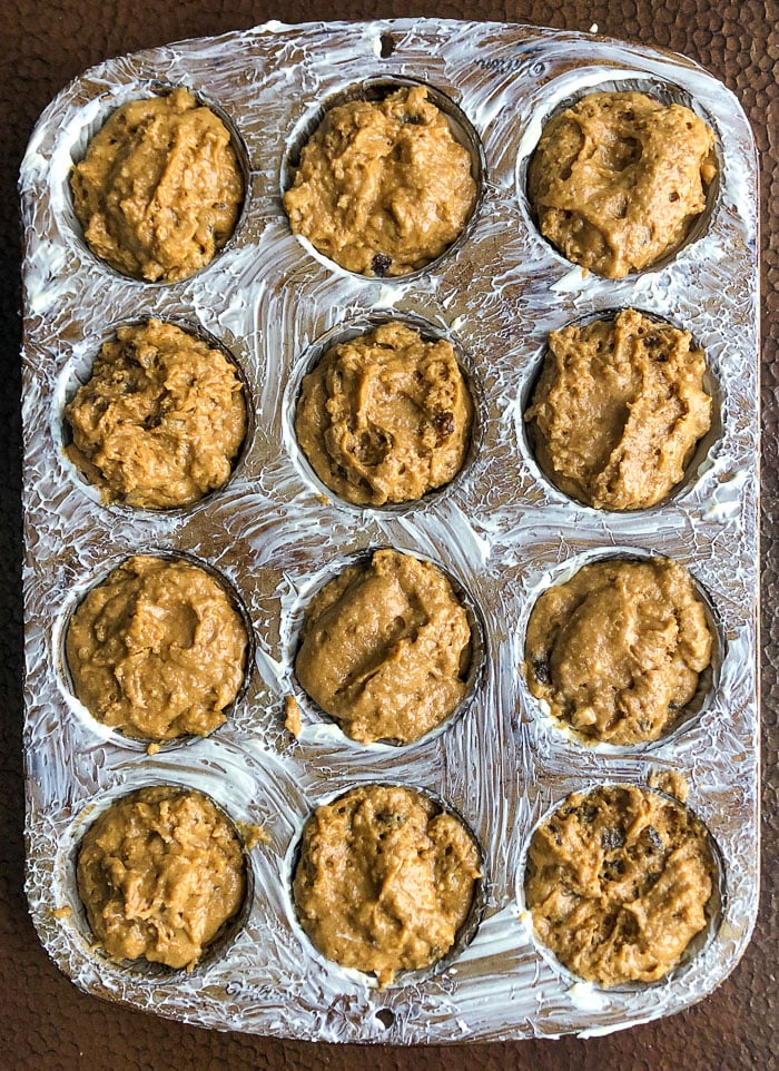 Ultimate Bran Muffins ready for the oven