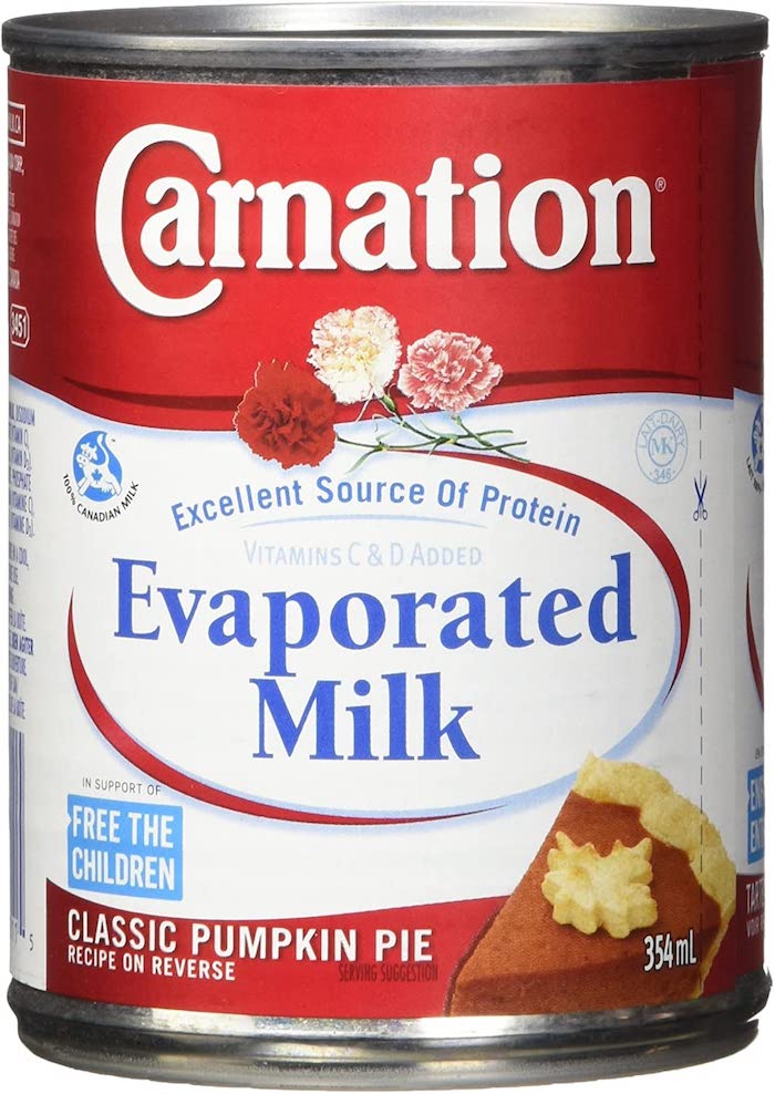 stock photo of evaporated milk
