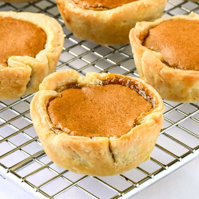 Maple Butter Tarts cooling on a wire rack 2 copy