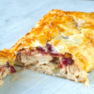 Quick & Easy Leftover Turkey Strudel square cropped photo for featured image
