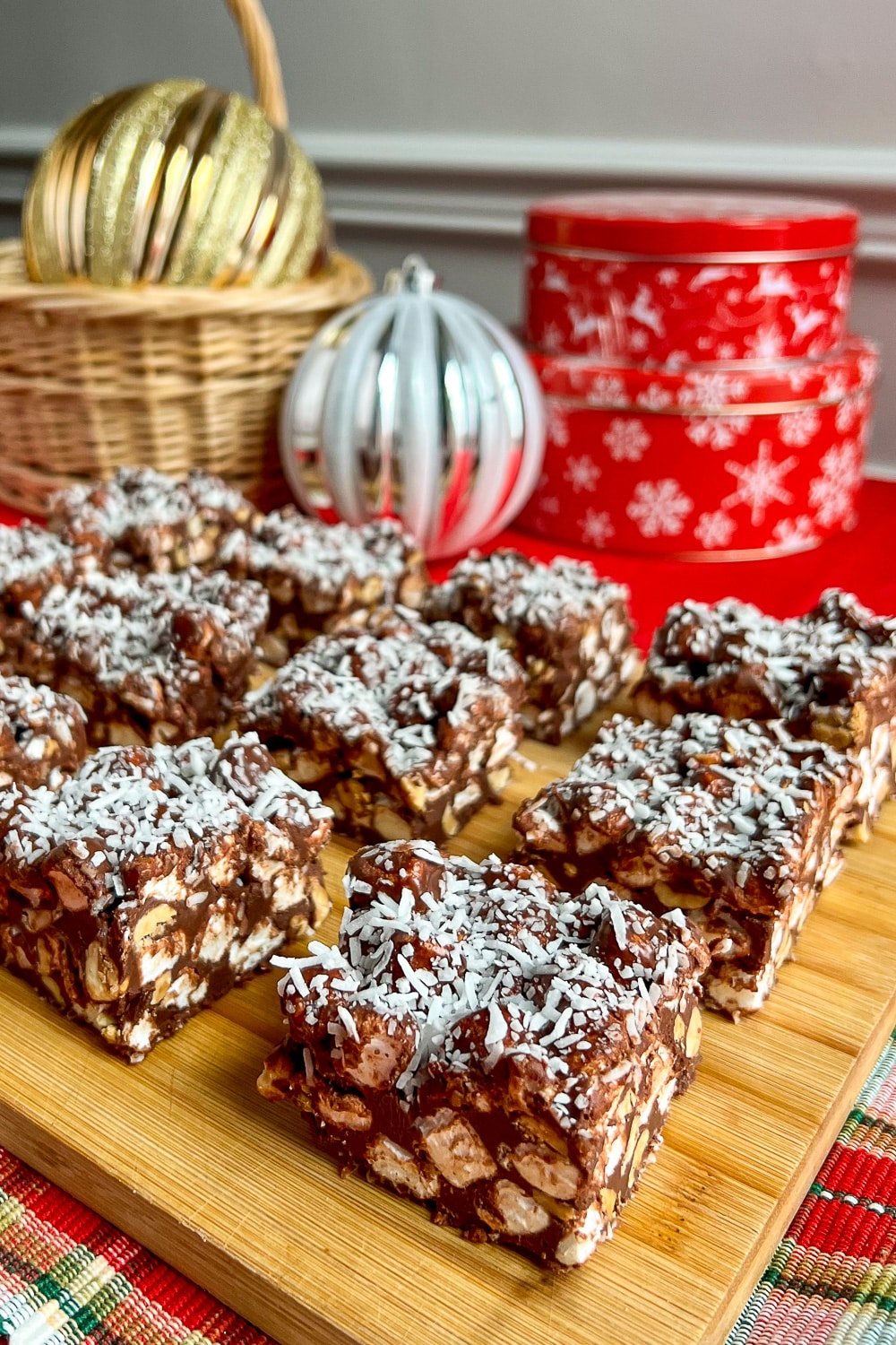 Peanut Butter Rocky Road Bars