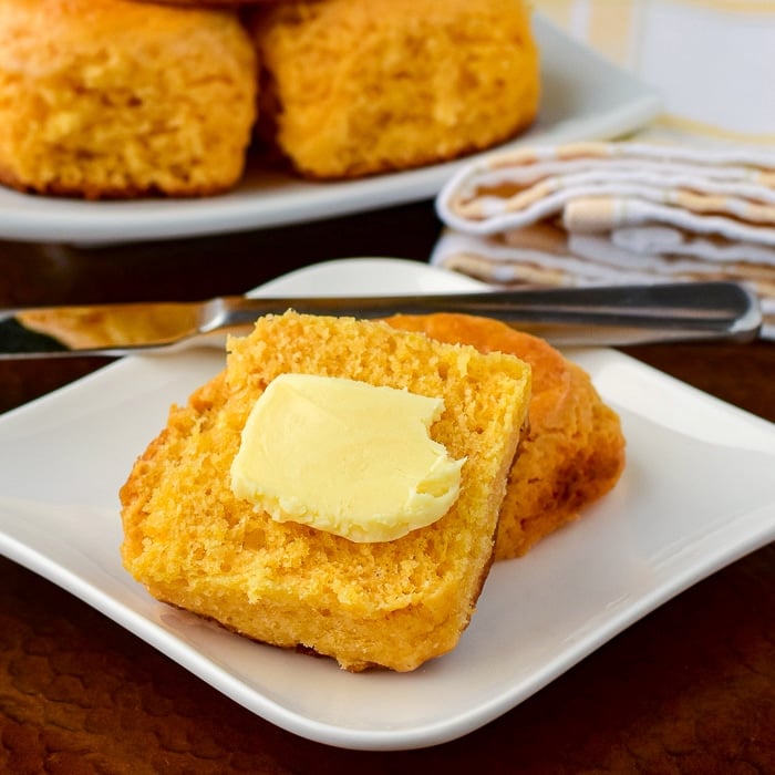 Close up of a custard tea buns with butter