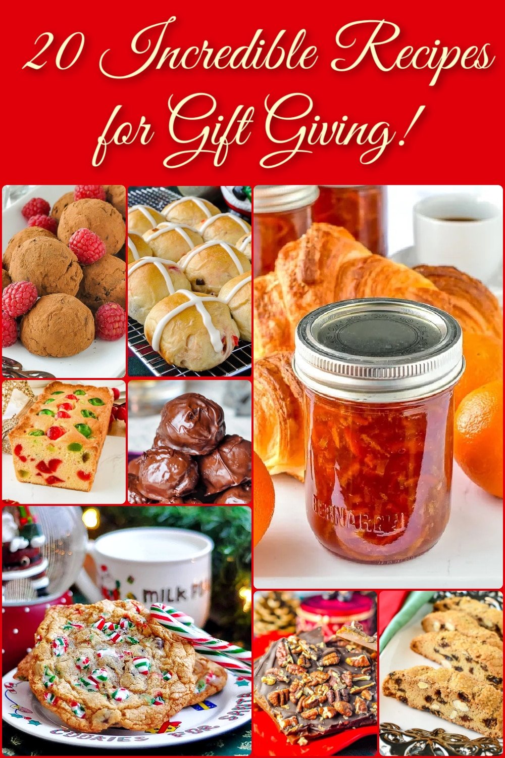 Best Gift Giving Recipes Photo Collage for Pinterest