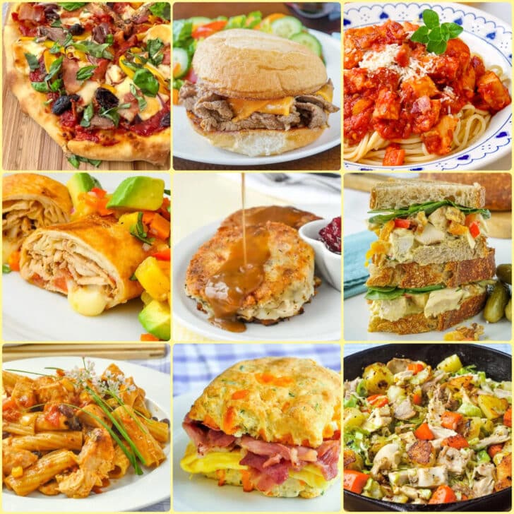 Best Leftover Recipes featured image collage