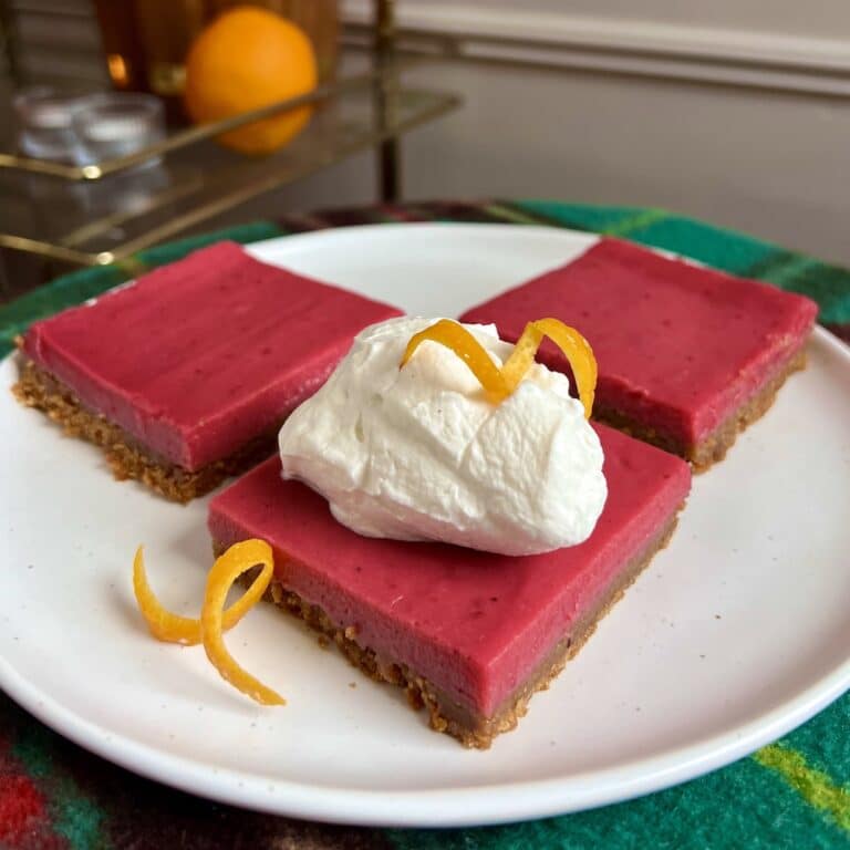 Cranberry Orange Biscoff Bars