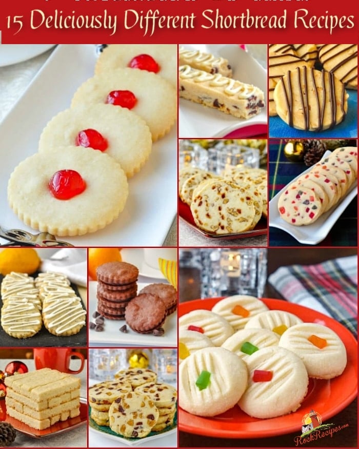Best Shortbread recipes photo collage with title text for social media.