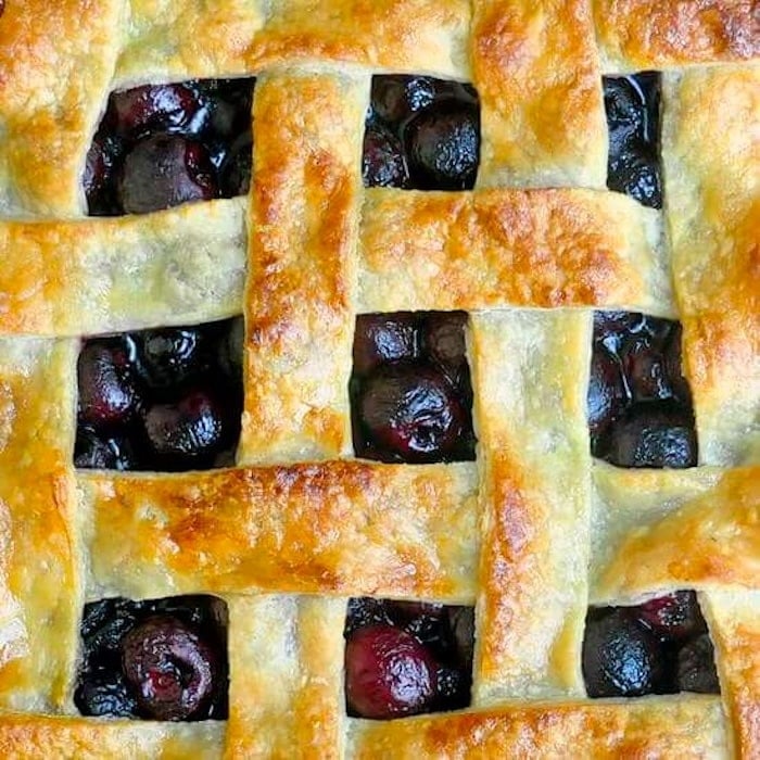 Close up photo of Perfect Cherry Pie.