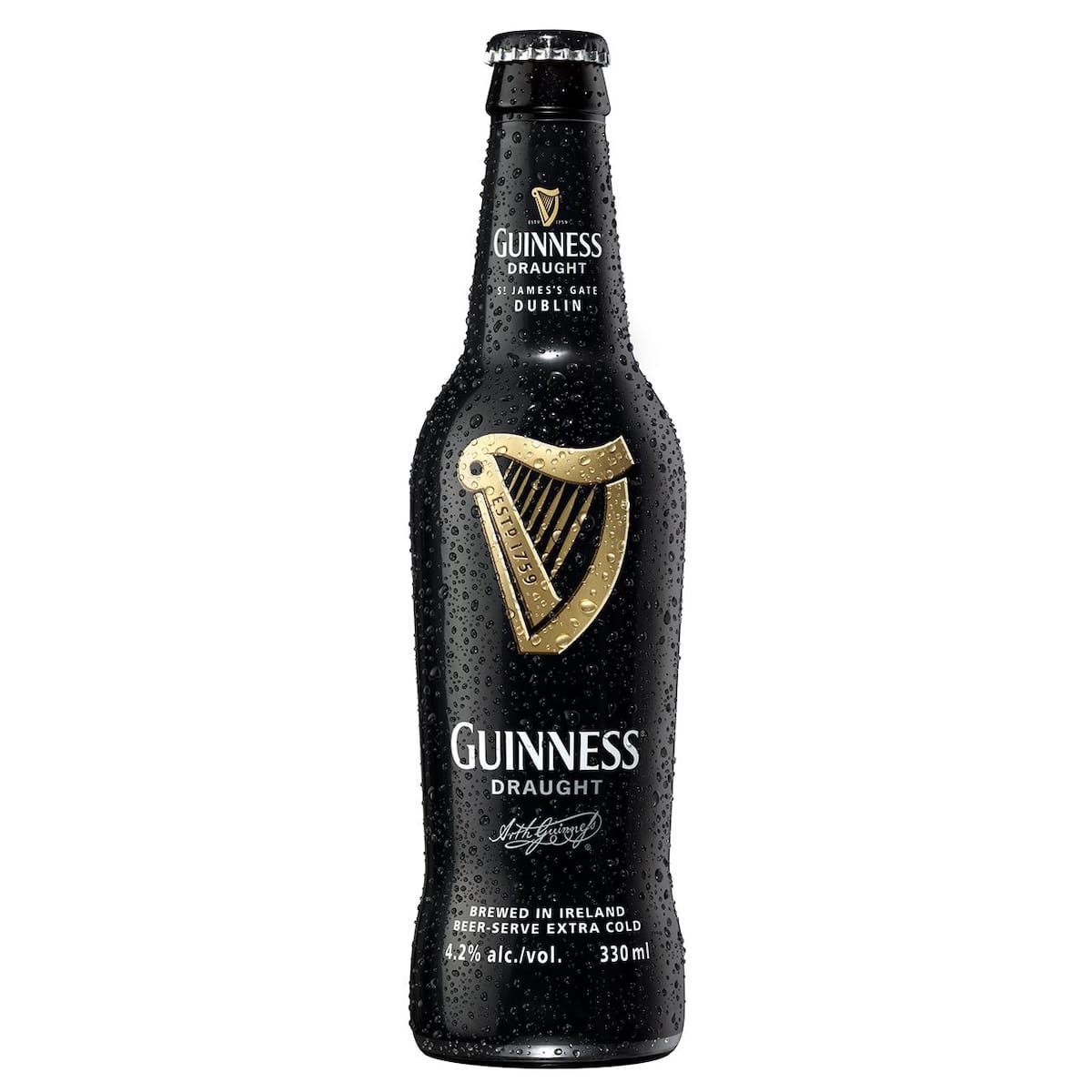 Stock photo io a bottle if Guinness Stout Beer
