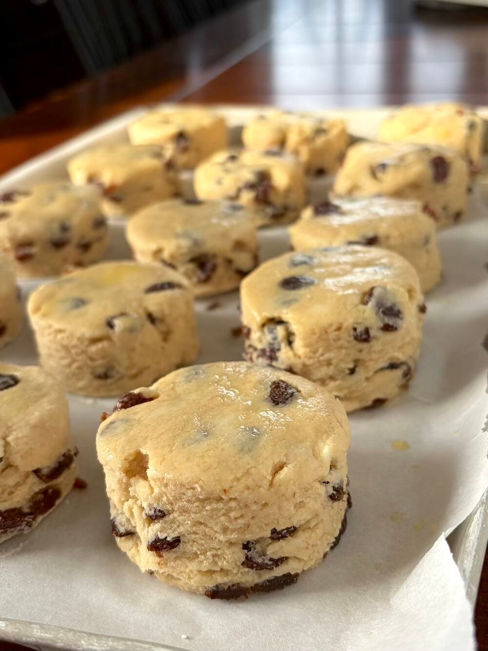 Photo of Newfoundland tea buns readu for the oven