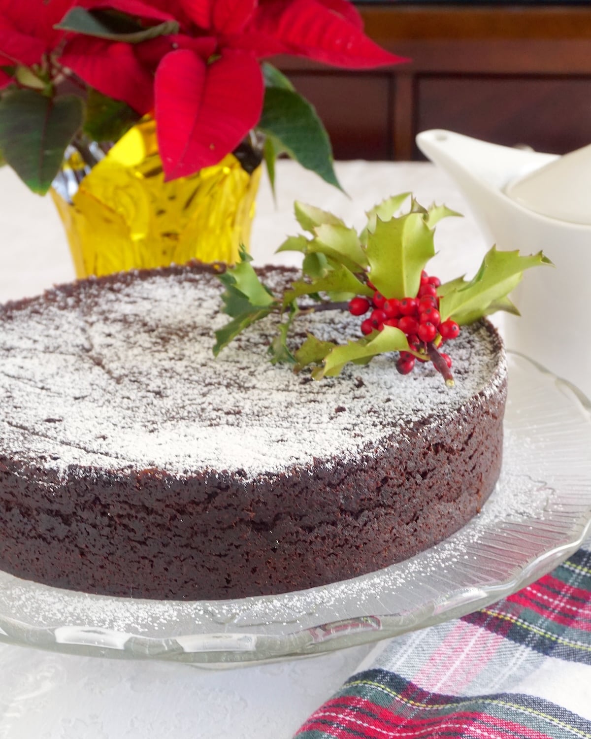 4x5 copy of close up of the whole Newfoundland Jamaican Black Christmas Cake
