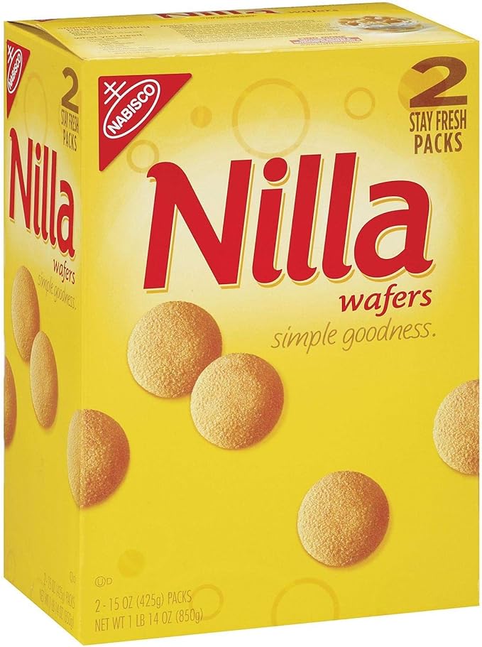 Stock photo of Nilla brand cookies.