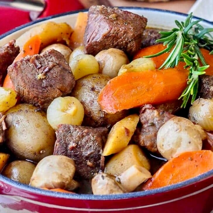 St. John's Stout Stew - made with local root vegetables and Yellowbelly Brewery's St. John's Irish Stout.