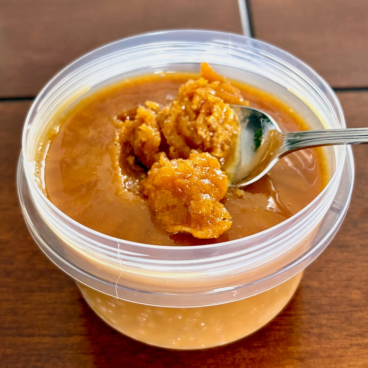 Homemade Orange Juice Concentrate side view photo