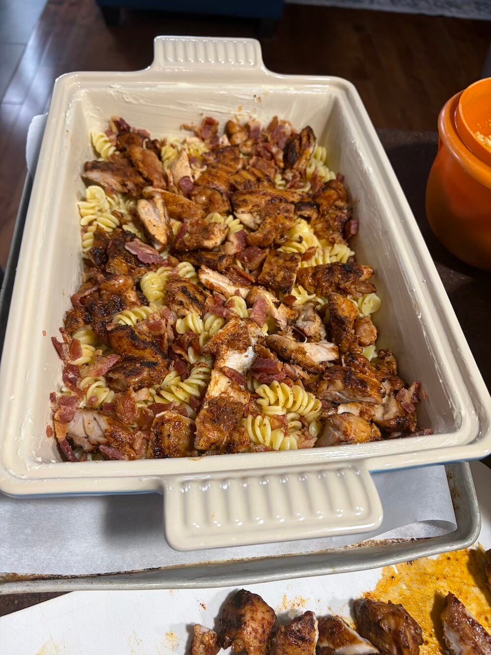 Adding another chicken layer.