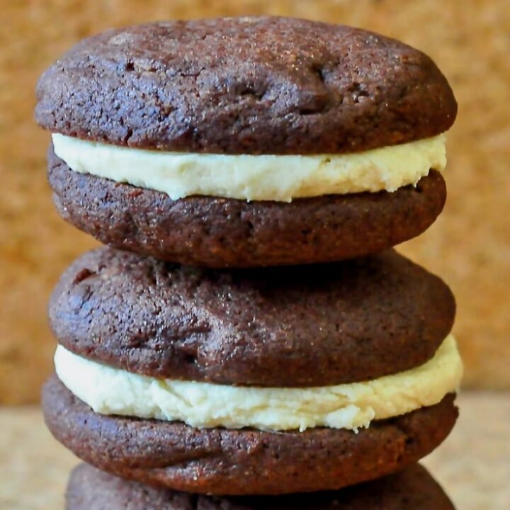 Close up of peanut butter cup cookies