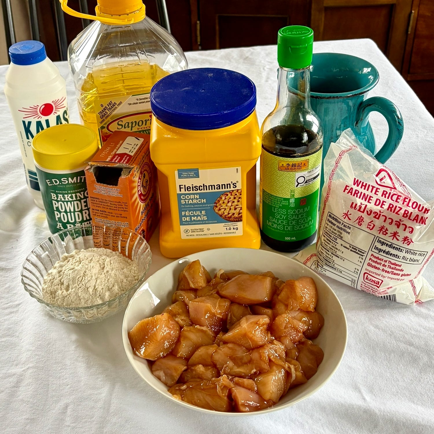 ingredients for chinese chicken balls
