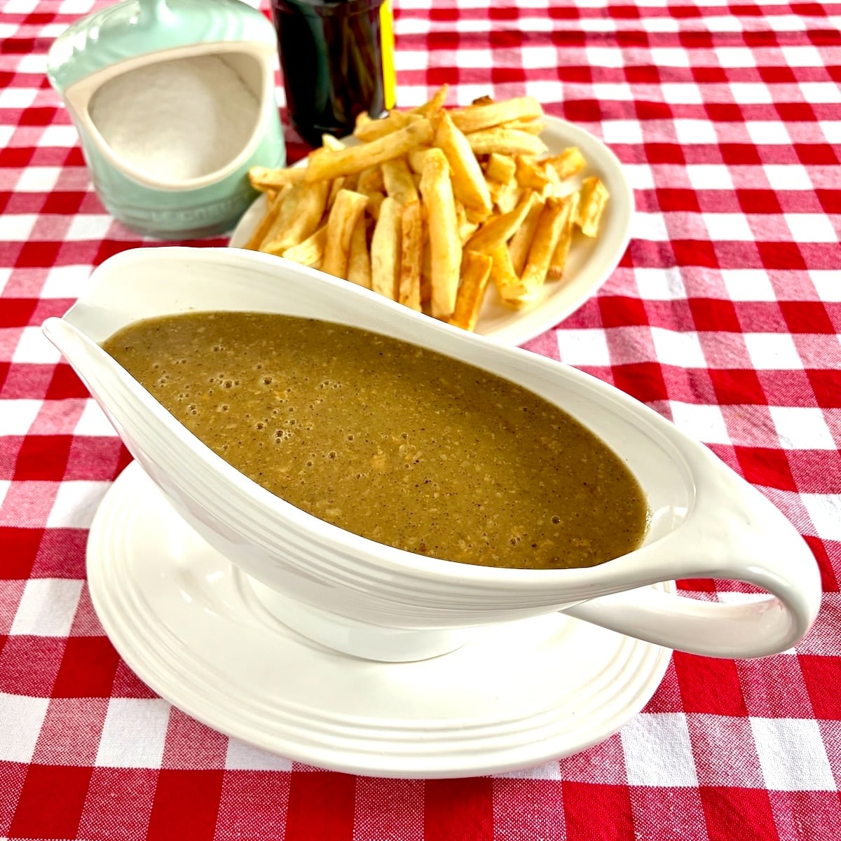 Chicken Skin Gravy. Copyright Barry C. Parsons. Permalink: https://rockrecipes.com/chicken-skin-gravy/