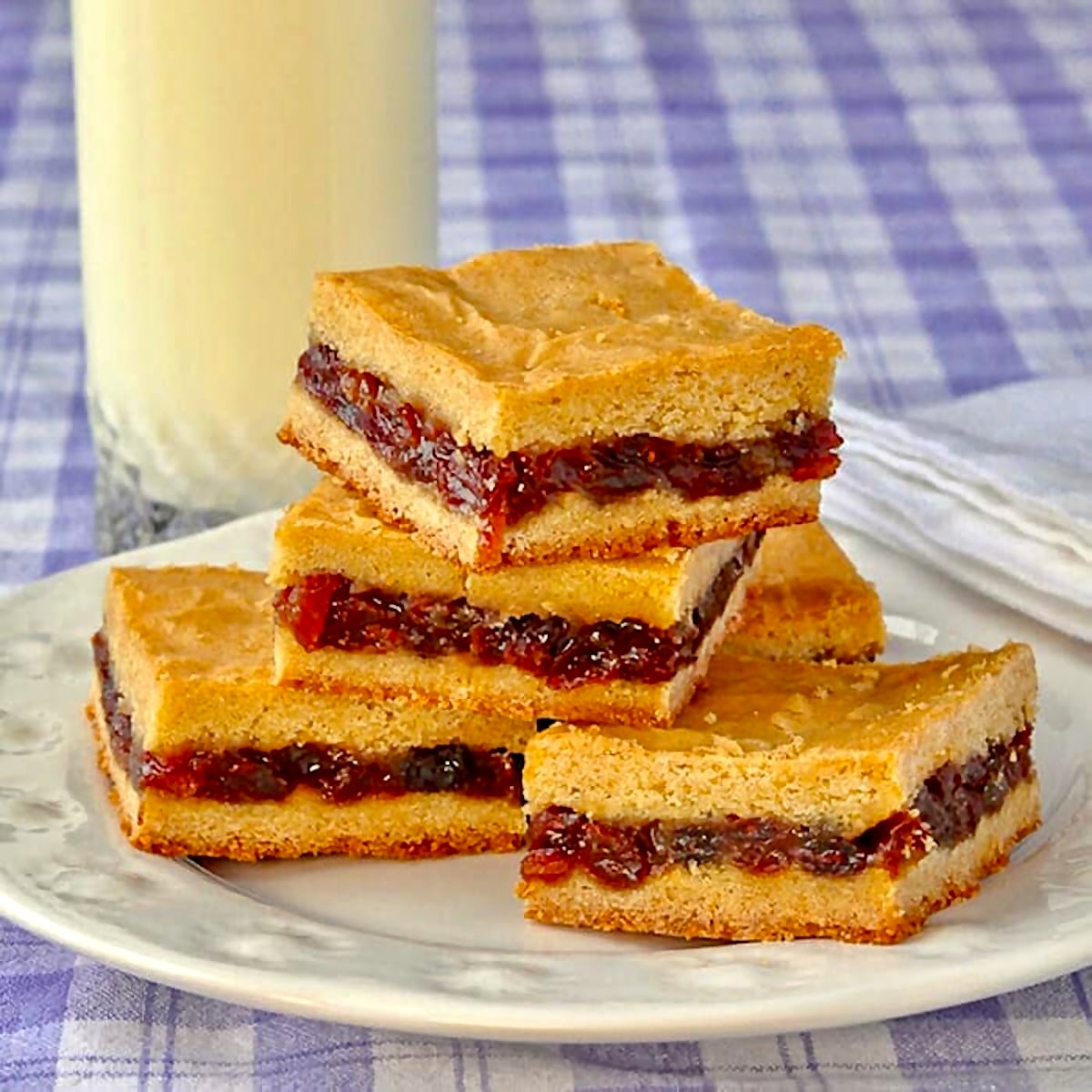 Raisin Filled Cookies - made as cookie bars
