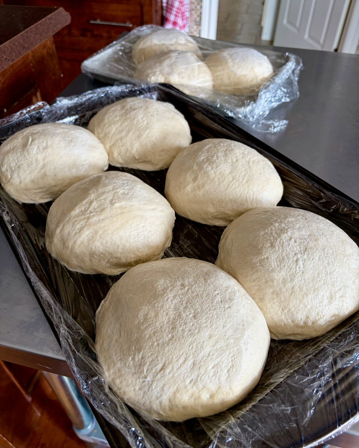 Photo of Authentic Neapolitan Pizza Dough after 2 days on the fridge.