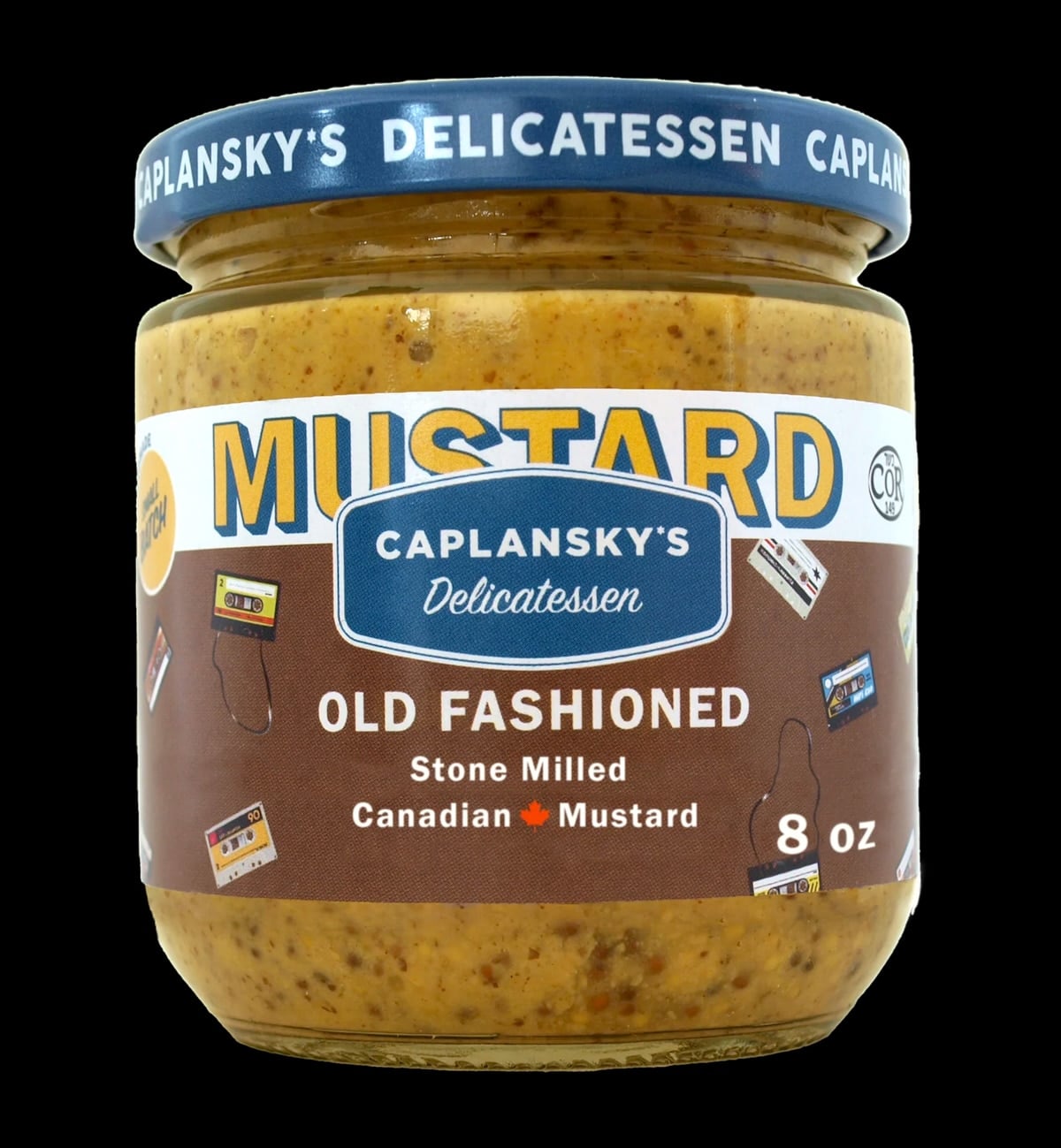 Stock Photo Of Caplansky's Old Fashioned Mustard.