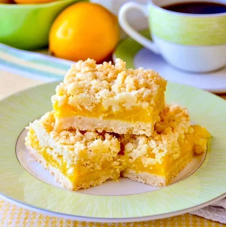 Coconut Lemon Crumble Bars