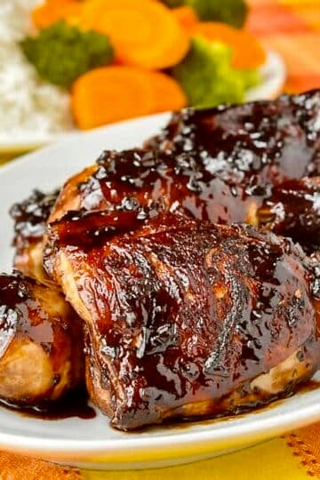 Chicken Adobo close up photo for Google featured image.