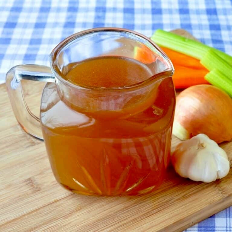 Photo of a vintage glass jug filled with stock to use as Google featured image.